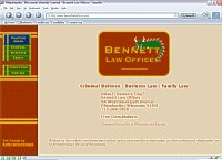 Bennett Law Offices website image clip